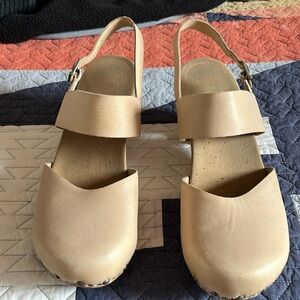Dansko sling back clogs